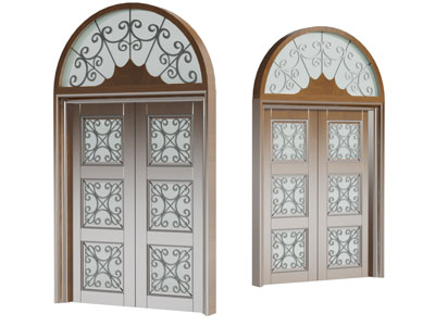 美式田园拱形大门