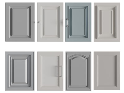 现代装饰角线的柜门