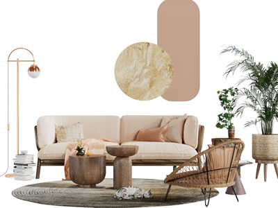 北欧双人沙发茶几休闲椅子组合