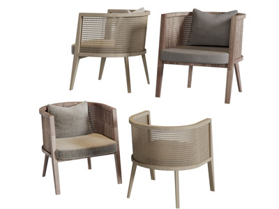 中式镂空靠背休闲椅子