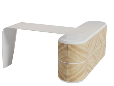 现代可旋转书桌