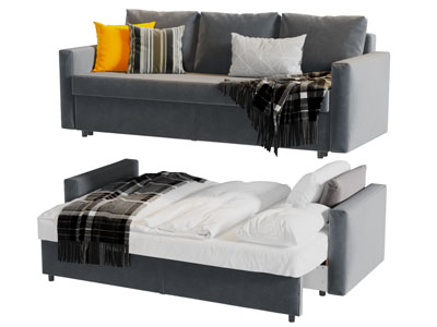 现代布艺多人沙发、多功能沙发3d模型 现代布艺多人沙发、多功能沙发