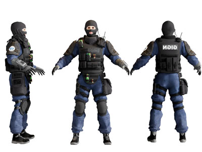 戴头盔的士兵特种兵人物