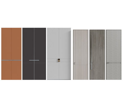 现代衣柜柜门3d模型 现代衣柜柜门