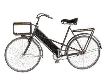 现代复古老式自行车