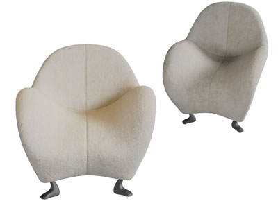 后现代个性休闲单人沙发