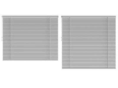 现代灰白色百叶窗帘3d模型 现代灰白色百叶窗帘