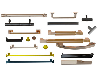 现代金属拉手3d模型 现代金属拉手