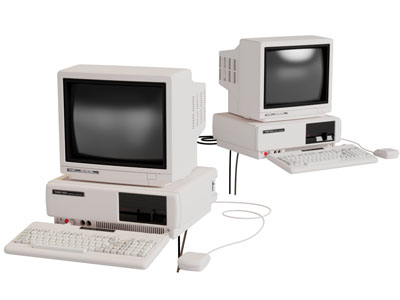 现代超市带电脑的收银机3d模型 现代超市带电脑的收银机