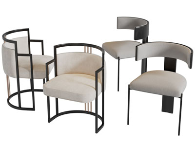 侘寂风休闲椅子