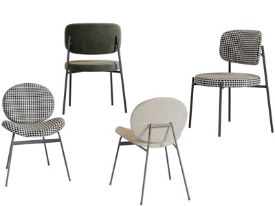 现代轻奢休闲椅子餐椅