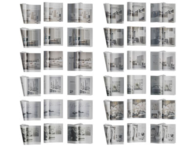 现代翻开的书籍杂志