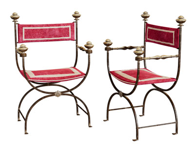 欧式铁艺休闲椅子