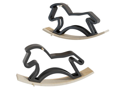 现代儿童玩具玩偶摇椅木马