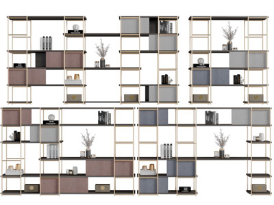 新中式镂空装饰架