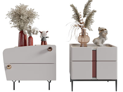 现代个性床头柜