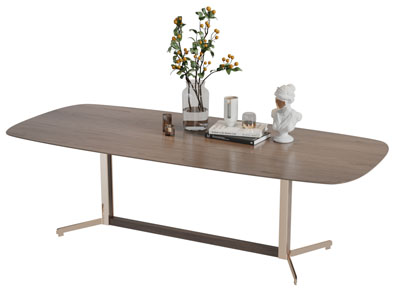 北欧椭圆形实木茶几3d模型 北欧椭圆形实木茶几