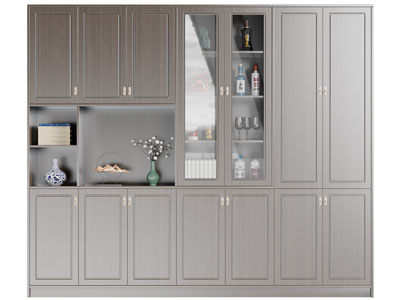 新中式装饰酒柜