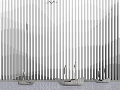 新中式室内景观园艺小品