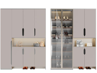 现代玄关装饰鞋柜