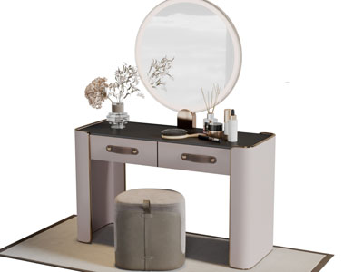 新中式化妆梳妆台坐墩