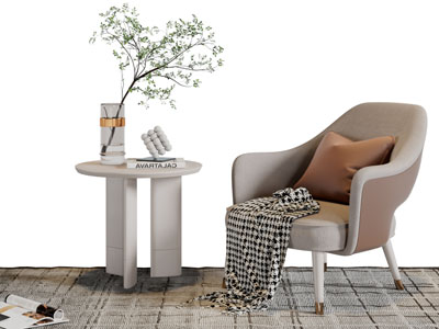 现代布艺休闲椅子