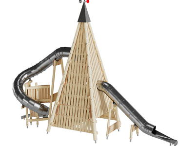 现代儿童游乐设备3d模型 现代儿童游乐设备