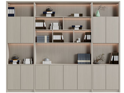 新中式实木书柜