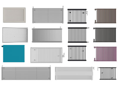 现代各种尺寸的暖气片3d模型 现代各种尺寸的暖气片