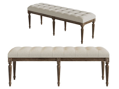 美式长方形沙发凳换鞋凳