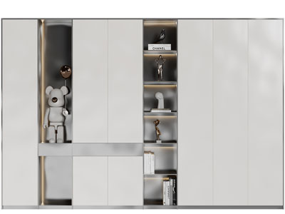 现代加宽装饰柜