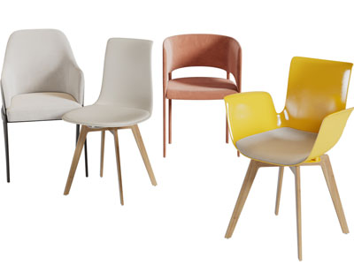 现代休闲椅子餐椅