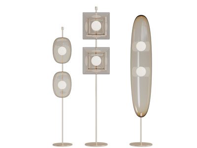 现代玻璃创意落地灯