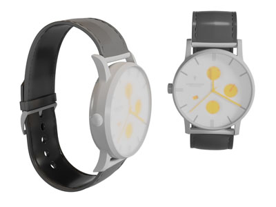 现代皮革材质手表3d模型 现代皮革材质手表