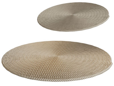 侘寂风圆形藤编地毯3d模型 侘寂风圆形藤编地毯