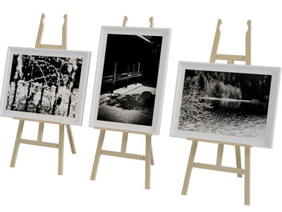 画架画具3d模型 画架画具