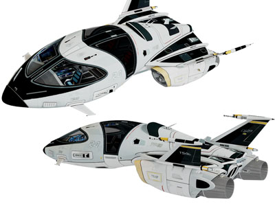 后现代科幻飞行器、宇宙飞船