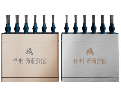 现代轻奢前台接待台