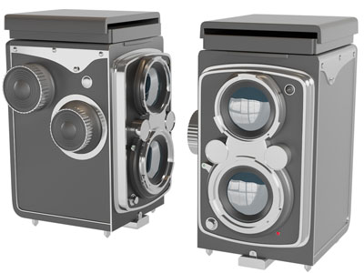 现代复古照相机