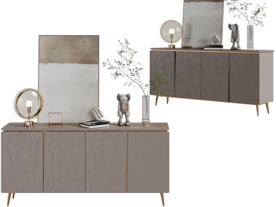 现代轻奢玄关柜边柜