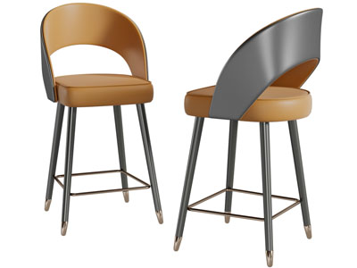 现代轻奢吧椅高凳子