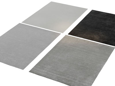 现代长方形地毯3d模型 现代长方形地毯