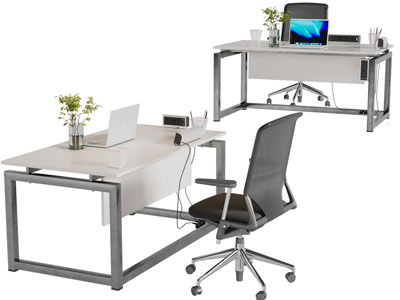 现代书桌椅组合