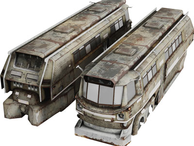 现代复古的火车头3d模型 现代复古的火车头