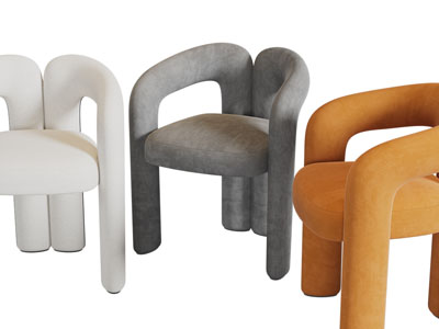 侘寂风休闲椅子