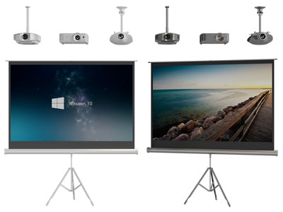 投影仪、支架幕布3d模型 投影仪、支架幕布