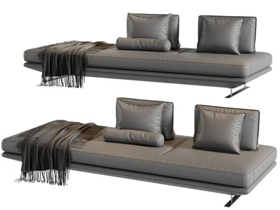 现代极简多人沙发3d模型 现代极简多人沙发
