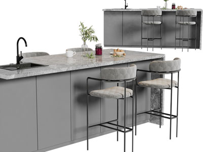 现代吧台吧椅吧凳