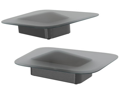 现代玻璃台面茶几3d模型 现代玻璃台面茶几