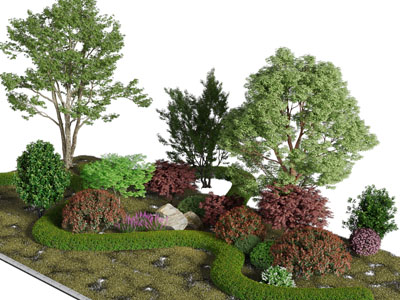 现代公园景观园艺小品